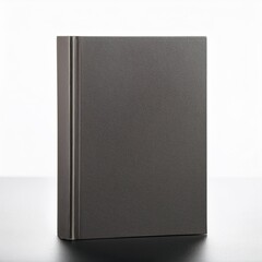 blank book cover on white background