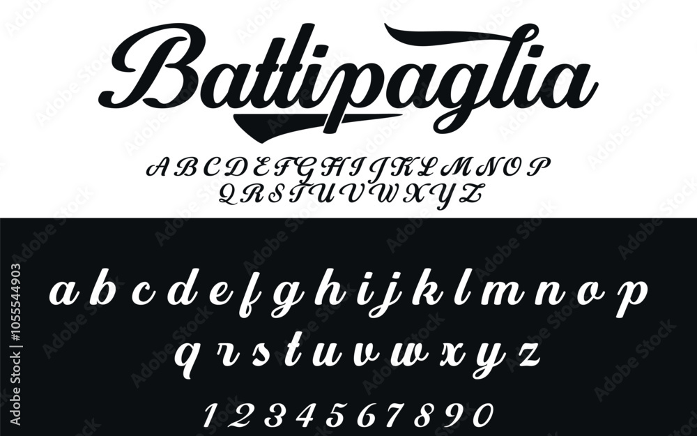 Hand-drawn vector font alphabet, Calligraphy Signature Font lettering ...