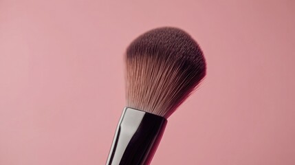 Makeup Brush Pink Background