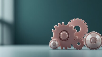 Poster - Exploring the intricacies of gears in modern industrial design and technology