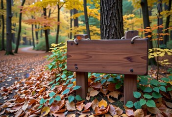 Canvas Print - autumn in the park