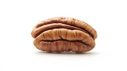 Poster - Whole pecan nut isolated on a white background