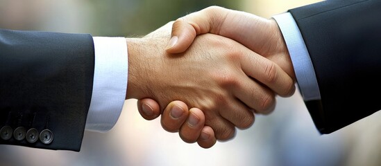 Handshake Business Partners After Discussion Of The Financial Agreement