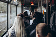 © sav_an_dreas - People commuting to work on a tram in the morning.