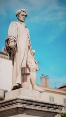 Wall Mural - The Statue of Lord Brougham memorial. Vertical