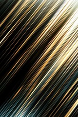Poster - Dynamic abstract background with streaks of light in gold and black, ideal for modern design projects and visual effects.