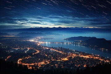 Poster - Star trails