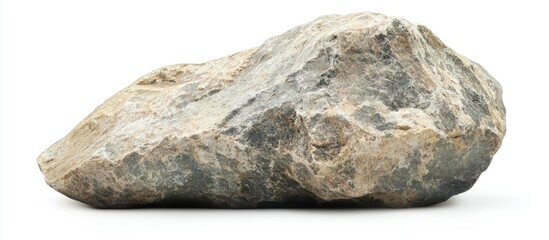 Poster - Stone Isolated On White Background Clipping Path Included