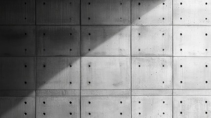 Poster - Concrete grey wall design perfect for background use