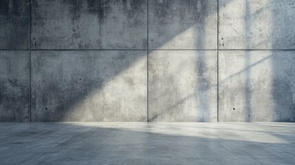 Poster - Concrete grey wall design perfect for background use