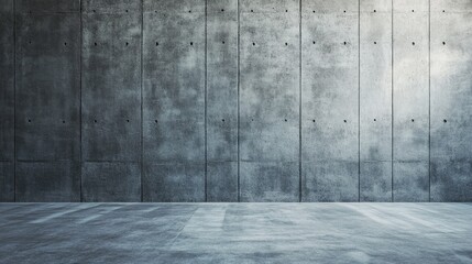 Poster - Concrete grey wall design perfect for background use