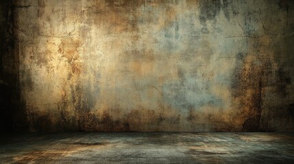 Poster - Textured backdrop featuring empty space for text showcasing a wall structure with a grunge canvas appearance
