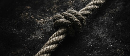 Poster - The Coordinate The Rope Black And Background