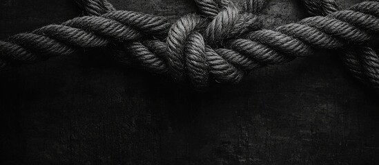 Poster - The Coordinate The Rope Black And Background