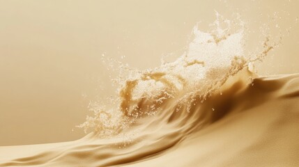 Poster - Abstract background featuring a splash of sand