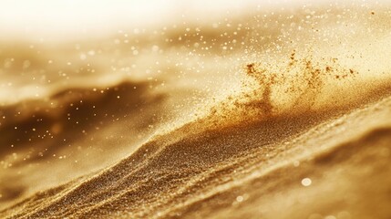 Poster - Abstract background featuring a splash of sand