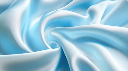 Poster - Light blue silk fabric abstract background textile design