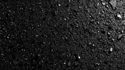 Poster - Dark grainy texture in black and white creating a noisy abstract backdrop ideal for banners headers or poster designs