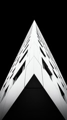 Aufkleber - A tall building with a triangular shape