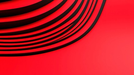 Poster - Abstract red and black line design, dynamic and bold backdrop, ideal for graphic design applications, versatile for various creative projects and visual presentations