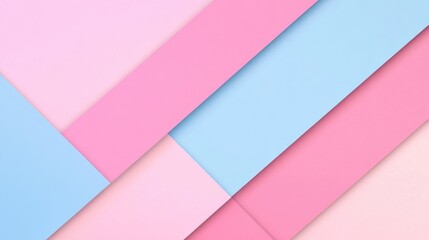 Leinwandbilder - Flat background in shades of pink and blue