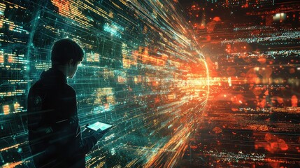 Poster - Dynamic Hacker Analyzing Network Traffic Visualization
