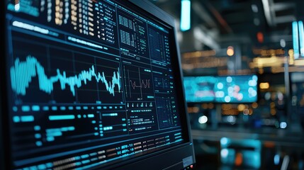 Poster - Server Diagnostics Display in High-Tech Environment