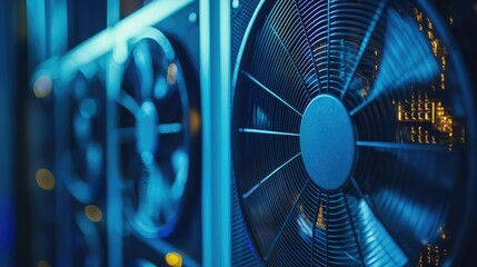 Poster - Close Up of Data Center Cooling Unit