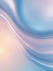 Sticker - Abstract blue and pink background with a flowing, rippling design.