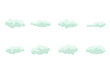 © Audrey - Simple Cloud illustration SET