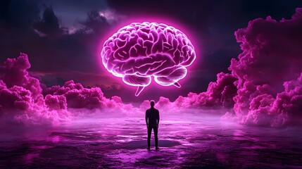 Poster - Creative digital artwork illustrating the concept of divergence through vibrant colors and abstract forms, evoking thought and emotion.