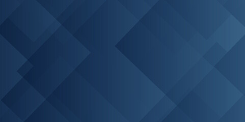 Poster - Abstract modern dark blue color pattern geometric luxury gradient line background random square shape design. modern design template background. layered geometric triangle shapes.