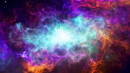 Wall Mural - nebula colorful space background star sky galaxy universe science fiction astronomy light big bang cosmos night alien fantasy wallpaper cloud dust astral texture mystery gas imagination creativity he