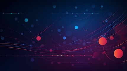 Futuristic digital cityscape with glowing lines and data servers