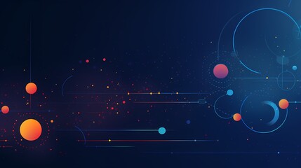 Futuristic digital cityscape with glowing lines and data servers