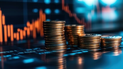 Poster - Exploring the future of cryptocurrency analyzing digital coins through stock graph trends and blockchain insights