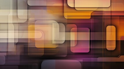 Poster - abstract geometric background in multicolored pastel shades and minimalistic style. Details and architectural layering.