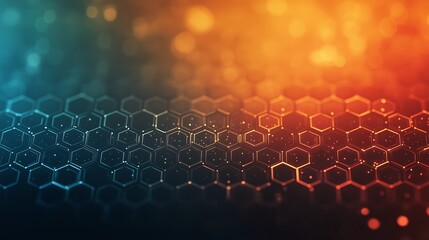 Poster - A beauty futuristic abstract background in a high-tech style. Shining lines and patterns resembling neural networks, connections, and digital circuits.
