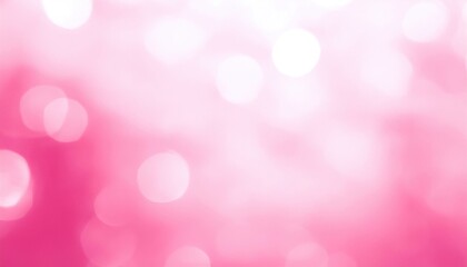 Wall Mural - Soft pink bokeh background with blurred lights for creative projects or design use.