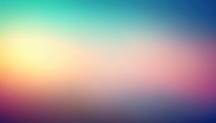 Wall Mural - A vibrant abstract background with soft gradients in blue, green, and pink hues creating a dreamy atmosphere.