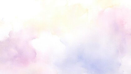 Wall Mural - soft pastel colors blending seamlessly, creating a dreamy abstract watercolor background.