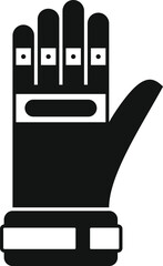 Poster - black sensor glove demonstrating the integration of technology into everyday wear, enhancing user ex