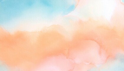 Wall Mural - soft blended pastel colors creating an abstract watercolor background.