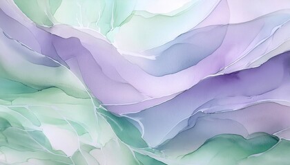 Wall Mural - soft abstract waves in pastel colors create a serene and calming visual texture.