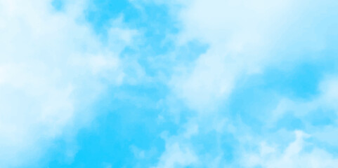 Wall Mural - Gradient light white sky background with fluffy clouds .Nature landscape in environment day horizon skyline view .cloudy in sunshine calm bright winter air background. 