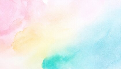 Wall Mural - soft pastel watercolor background with gentle gradients and blending colors.