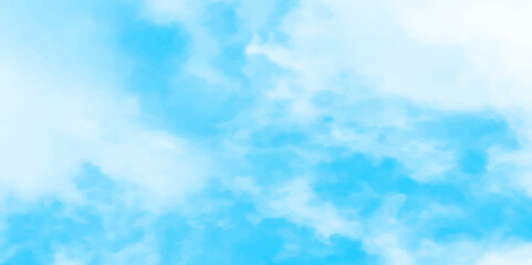Wall Mural - Gradient light white sky background with fluffy clouds .Nature landscape in environment day horizon skyline view .cloudy in sunshine calm bright winter air background. 