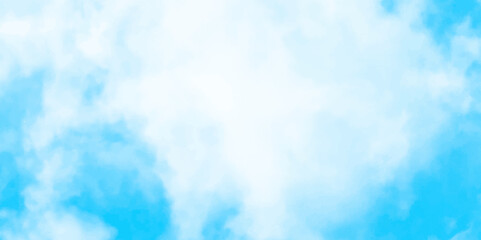 Wall Mural - Gradient light white sky background with fluffy clouds .Nature landscape in environment day horizon skyline view .cloudy in sunshine calm bright winter air background. 
