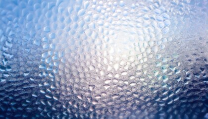 Wall Mural - Abstract textured glass with a frosted look, featuring a blend of blue and white hues.