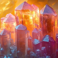 Poster - Exploring the intricacies of macro photography capturing stunning crystalline structures in mineral formations